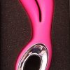 Magic Massager Dual motor silicone rechargable vibrator PINK