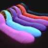 Magic Massager ribbed silicone rechargable vibrator BLACK