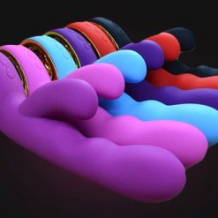 Magic Massager silicone rechargable vibrator PURPLE