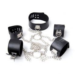 Neck collar wrist and ankle cuff set