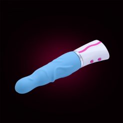 Silicone multispeed rechargable vibrator - various colours available