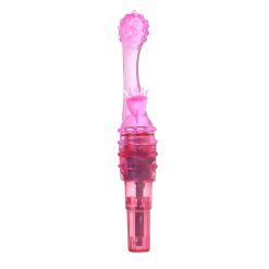 Hard vibrator with soft multi purpose attachment