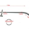 Metal urethral sounding probe