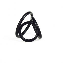3 different sized rubber cockrings
