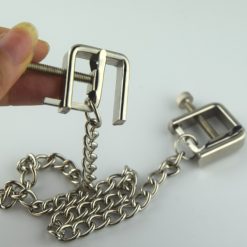 Heavy Duty Metal Nipple Clamps with Winder and joining Chain