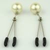 Nipple Clamps with Pearl Charm
