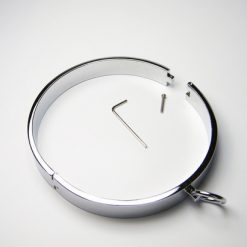 Polished Aluminum Neck Collar and Nipple Clamps