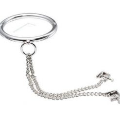 Polished Aluminum Neck Collar and Nipple Clamps