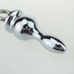 Stainless Steel Butt Plug with Ring Pull