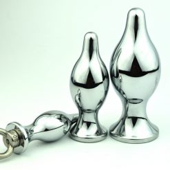 Stainless Steel Butt Plug with Ring Pull