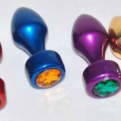 Metal Butt Plug available in various colours