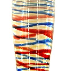 Glass Microphone Dildo with Psychedelic Colours
