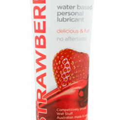 Wet Stuff strawberry water based lubricant 100 gram tube