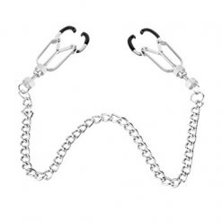 Adjustable Metal Nipple Clamps with Chainlink