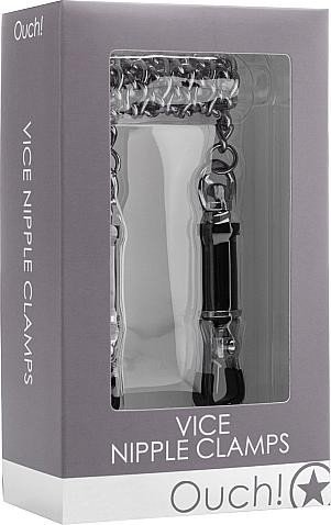 Ouch Vice Nipple Clamps Black