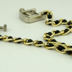 Metal Nipple Clamps joining gold with black beads