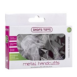 Shots Toys Black Metal Handcuffs
