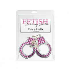 Fetish Fantasy Series Fancy Cuffs Pink Studded Diamonds