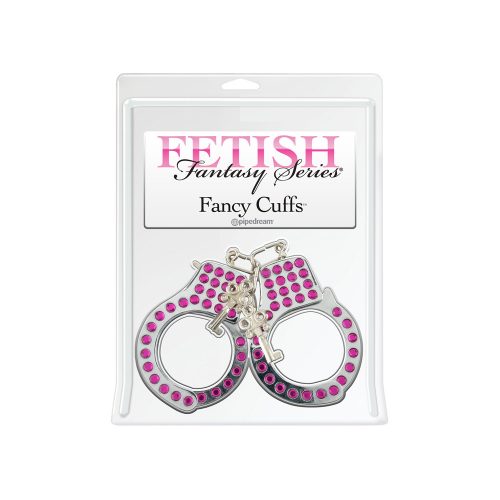 Fetish Fantasy Series Fancy Cuffs Pink Studded Diamonds