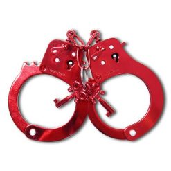 FETISH FANTASY SERIES ANODIZED CUFFS RED