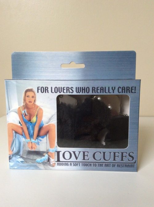 Love Cuffs Black Covered Fur