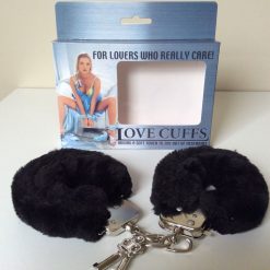 Love Cuffs Black Covered Fur