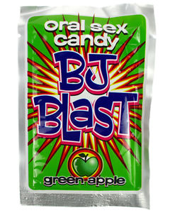 BJ Blast Oral Sex Candy Green Apple