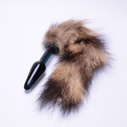 Fox Tail Glass Butt Plug