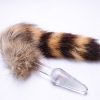 Fox Tail Glass Butt Plug