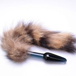 Fox Tail Glass Butt Plug