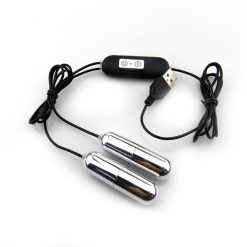 10 speed USB powered dual vibrating bullets