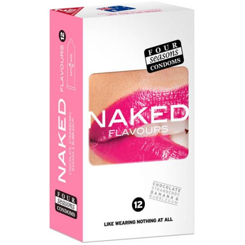 Four Seasons Naked Flavoured Condoms 12 pack