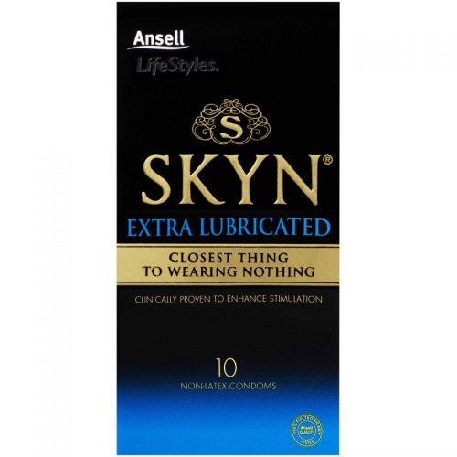 Ansell Skyn Extra Lubricated Non-Latex Condoms 10 pack