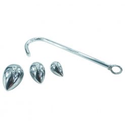 Anal bondage hook with interchangeable heads