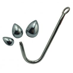 Anal bondage hook with interchangeable heads