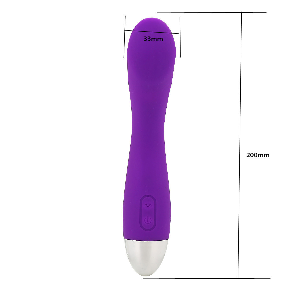 Rechargeable multi speed silicone vibe