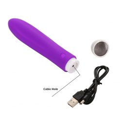 Rechargeable multi speed silicone vibe