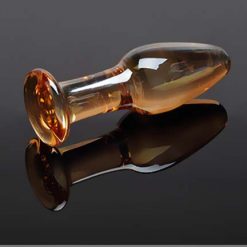 Glass Dildo Coke Colour