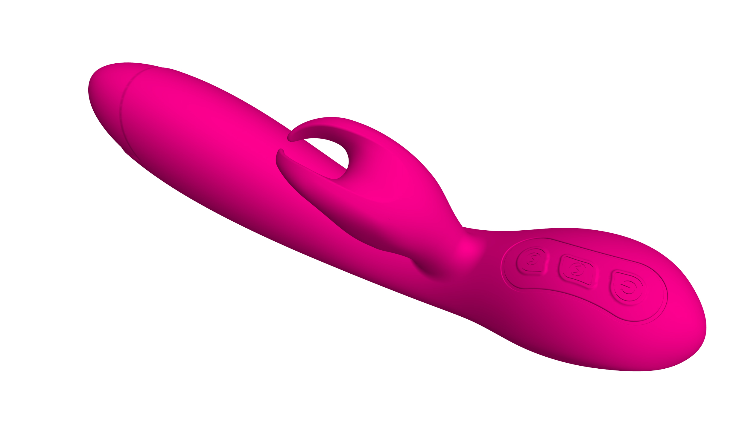 Magic Massager Dual motor silicone rechargable vibrator