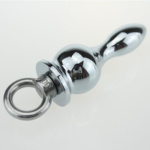 Stainless Steel Butt Plug with Ring Pull