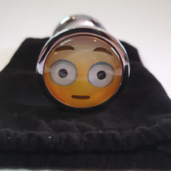 Stainless Steel Emoji SURPRISED Butt Plug