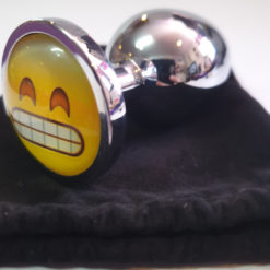 Alternative view of Stainless Steel Emoji GRRRR Butt Plug