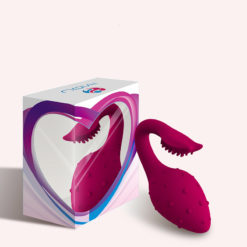 Alternative view of 10 Speed Dual Vibrator Berry