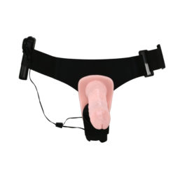 Ultra Harness Silicone Vibrating Strapon With Internal Fucker - Image 7