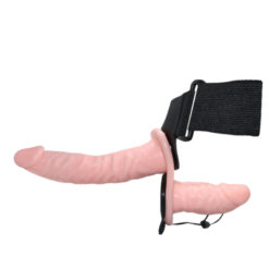 Ultra Harness Silicone Vibrating Strapon With Internal Fucker - Image 5