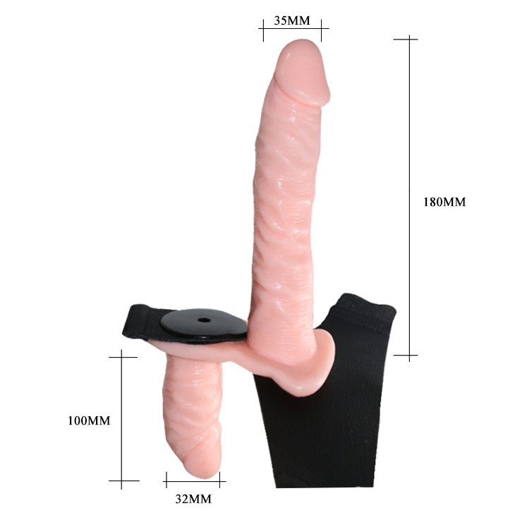 Ultra Harness Silicone Vibrating Strapon With Internal Fucker - Image 2