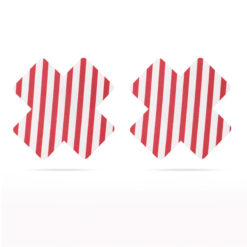 Hearts And Stripes Nipple Pasties - Image 3
