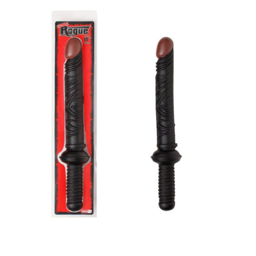 Rogue 11" Black Dong With Handle
