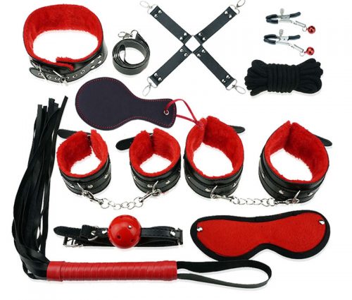 Red And Black Bondage Kit