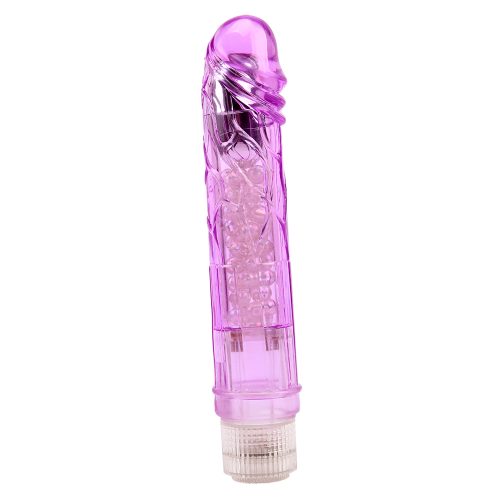 Glitters Boy 9.3 Inch Variable Speed Jelly Vibrator